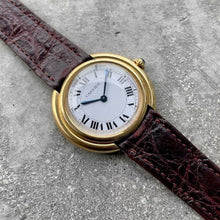 Load image into Gallery viewer, Vintage Mens Cartier Ellipse Gold Manual Wind 78-1 Serviced, Unpolished
