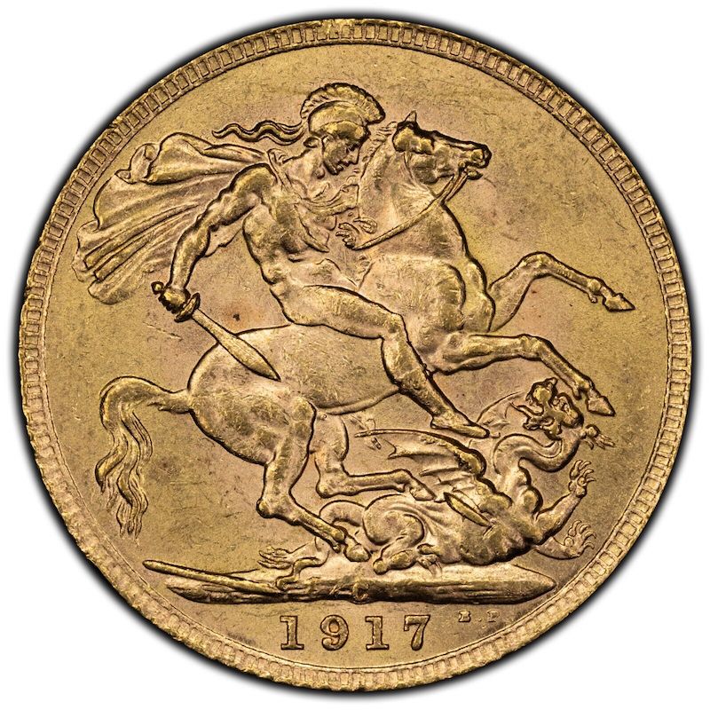1917-C Canada Sovereign Gold Coin