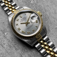 Load image into Gallery viewer, 26mm Ladies Rolex 79173 Two Tone Datejust - Slate grey roman numeral dial
