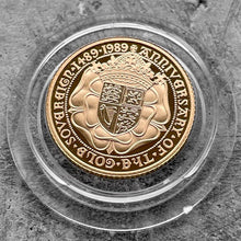 Load image into Gallery viewer, 1989 Great Britain Coin Tudor Rose 1/2 Sovereign Gold Proof Coin
