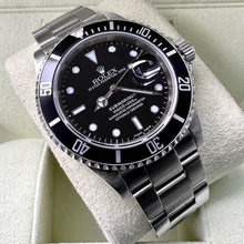 Load image into Gallery viewer, 2007 Rolex 16610 T Submariner 16610T No Holes Case- Box / Papers / Serviced
