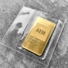 Load image into Gallery viewer, Vintage Royal Canadian Mint RCM 1 oz Gold Bar .9999 1oz Agnico Eagle Mines
