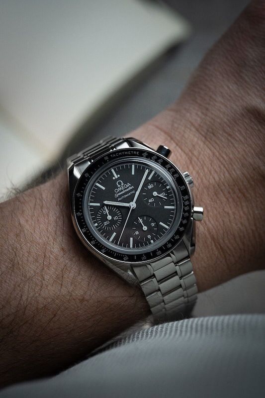 Mens Omega Speedmaster Reduced 3539.50 Black Dial Stainless Steel