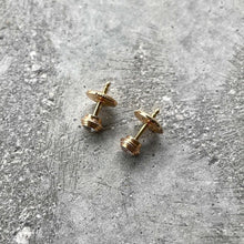 Load image into Gallery viewer, Authentic Cartier Diamond Stud Earrings 18K yellow gold - Box and Certificate
