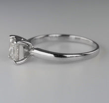 Load image into Gallery viewer, 19k White Gold 0.57ct VVS1 F Natural Princess Diamond Engagement Ring $7925
