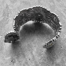 Load image into Gallery viewer, Buccellati Sterling Silver and Brown Diamond Blossoms Cuff Bracelet
