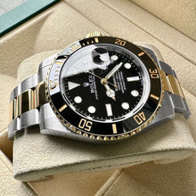 Load image into Gallery viewer, 2022 Rolex Two Tone Ceramic Submariner 126613LN Black dial - Box / Papers
