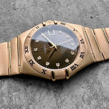 Load image into Gallery viewer, 2007 Rose Gold 35mm Omega Constellation Automatic - Chocolate Brown Diamond Dial
