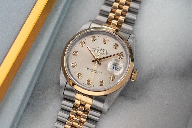 Rolex 16203 Two Tone Datejust - Diamond Dial - Stunning!