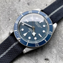 Load image into Gallery viewer, 2021 Tudor Fifty Eight Black Bay Blue Dial Automatic 79030 B Nato - Box + Papers
