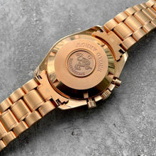 Load image into Gallery viewer, 2002 Rose Gold Omega Speedmaster Broad Arrow 3153.80.00 - Box Papers - Blue Dial
