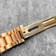 Load image into Gallery viewer, 2002 Rose Gold Omega Speedmaster Broad Arrow 3153.80.00 - Box Papers - Blue Dial
