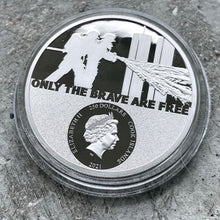 Load image into Gallery viewer, 2021 Firefighter 1 oz Platinum .9995 Proof Cook Islands $250 Full Set
