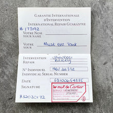 Load image into Gallery viewer, 1992 Tank De Must Cartier 681006 Quartz gold plated Grey Dial - Original Papers
