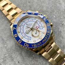 Load image into Gallery viewer, 2017 Rolex Yachtmaster II Yellow Gold 116688 - Box and Papers - Stunning!
