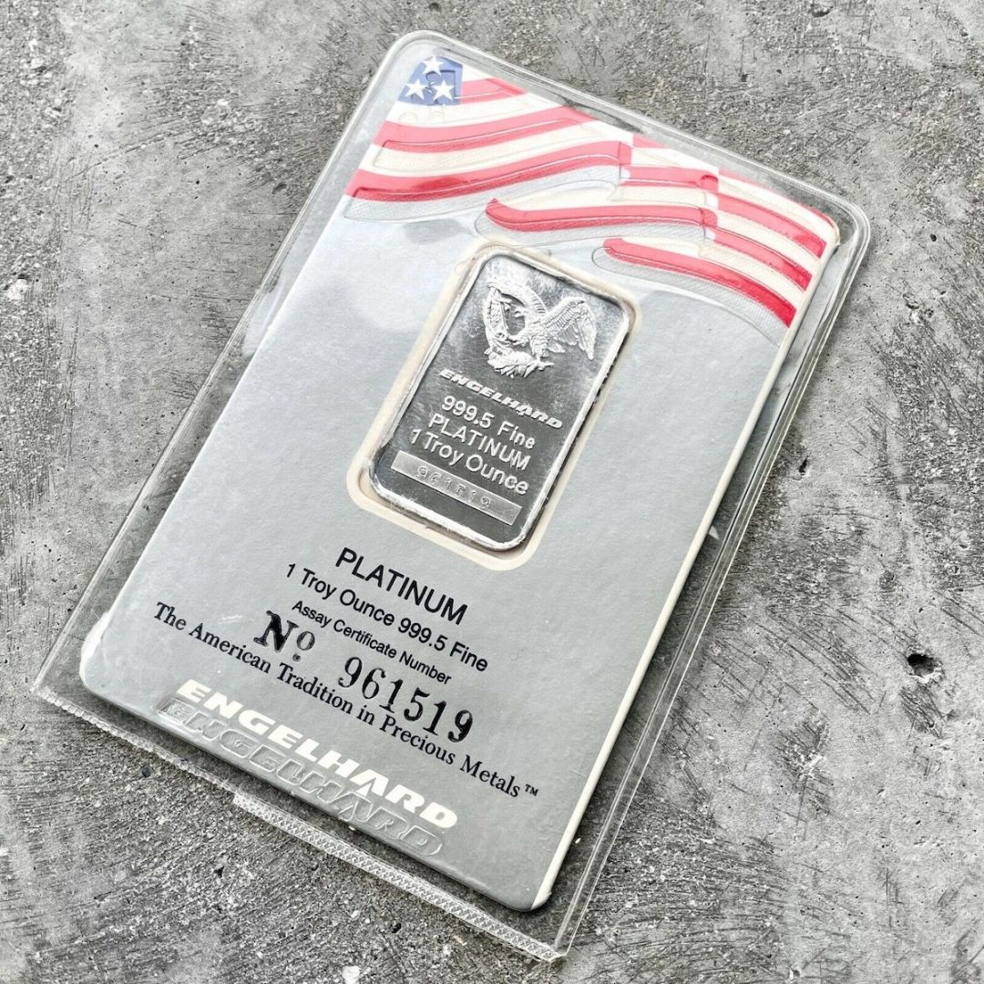 Engelhard 999.5 Fine Platinum 1 troy Ounce
