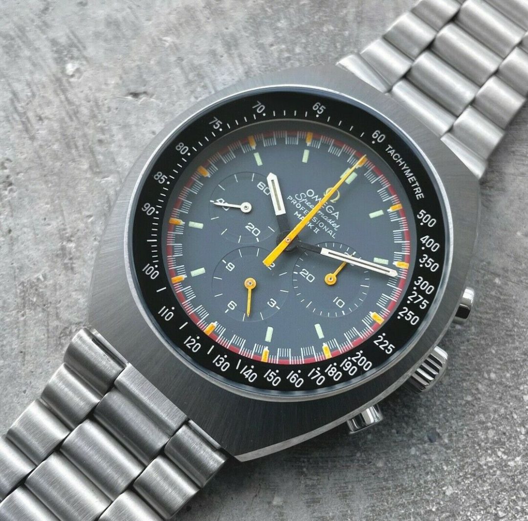 1970 Omega Mark II Speedmaster 145.026 Serviced Cal 861 - Matte Grey Racing Dial