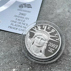 2007 Eagle United States 1 oz .9995 Fine $100 1oz Platinum Proof