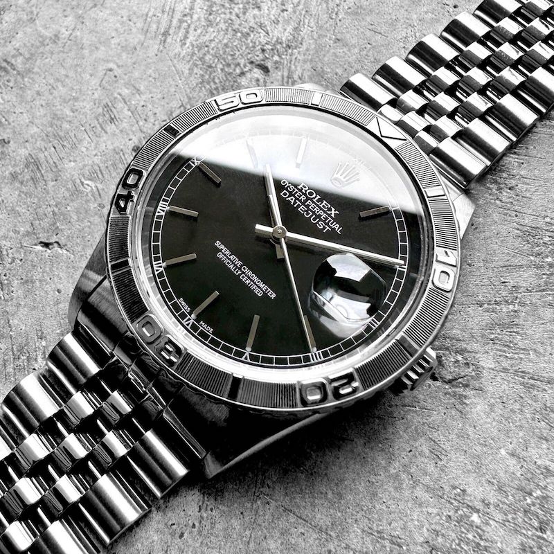 2001 Rolex Turn O Graph 16264 – Razor sharp + Nice Black Dial