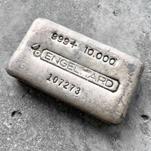 Load image into Gallery viewer, Vintage 10 oz .999 Silver Engelhard Poured bar
