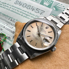 1994 Rolex Date 15200 – Box and Papers - Tropical Patina Dial