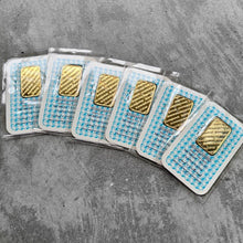 Load image into Gallery viewer, 6 Consecutive Vintage Engelhard 1 oz Gold Bar .9999 1oz - Sealed in Assay Card
