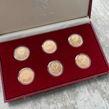Load image into Gallery viewer, 1980 Platinum BU Set 5 piece Moscow Olympic with Box
