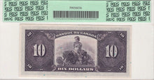 Load image into Gallery viewer, 1935 Canada French $10 Specimen BC-8S PCGS Gem New 66PPQ

