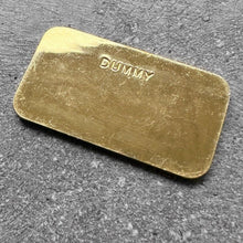 Load image into Gallery viewer, Vintage Johnson Matthey 20 gram Gold Bar .9999 - SAMPLE bar marked DUMMY
