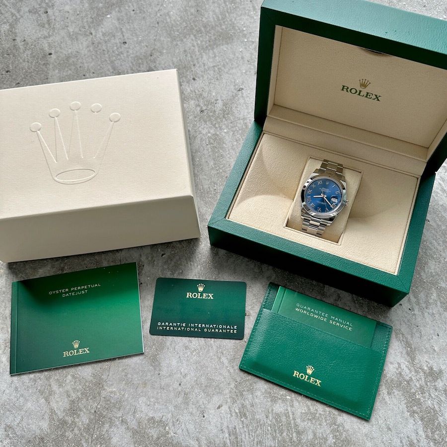 2022 Rolex 41mm Datejust 126300 Jubilee Box/ Papers – Blue Dial – November 2022