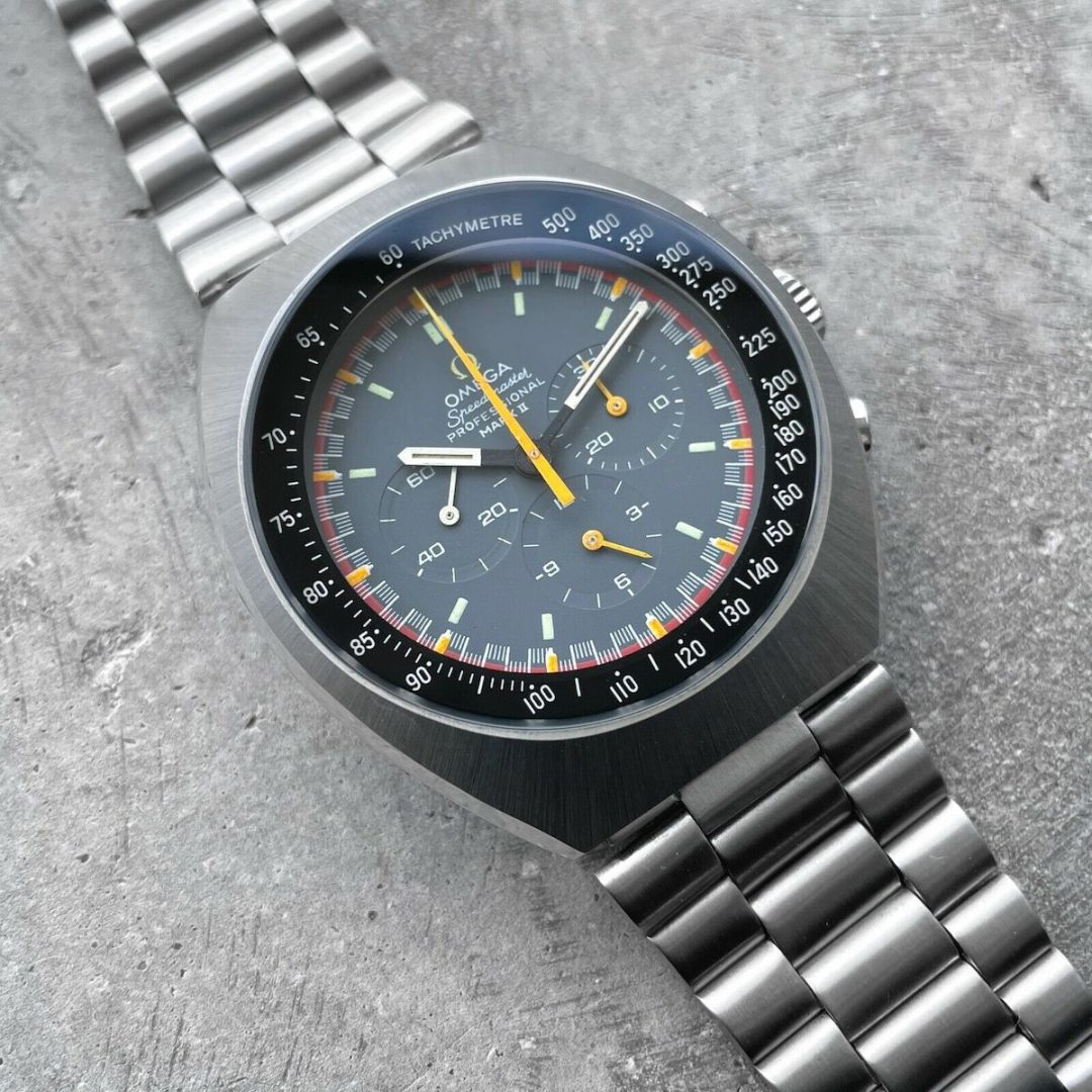 1970 Omega Mark II Speedmaster 145.026 Serviced Cal 861 - Matte Grey Racing Dial