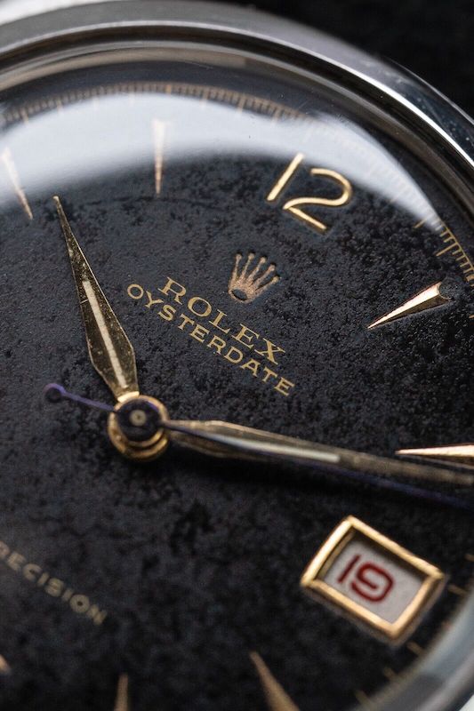 1953 Rolex Oysterdate Precision 6094 - Tropical Black Dial