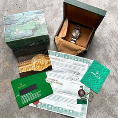 1994 Rolex Date 15200 – Box and Papers - Tropical Patina Dial
