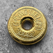 Load image into Gallery viewer, China Gold Poured Tael Donut 37.5 Gram .999+ Pure Gold Bar
