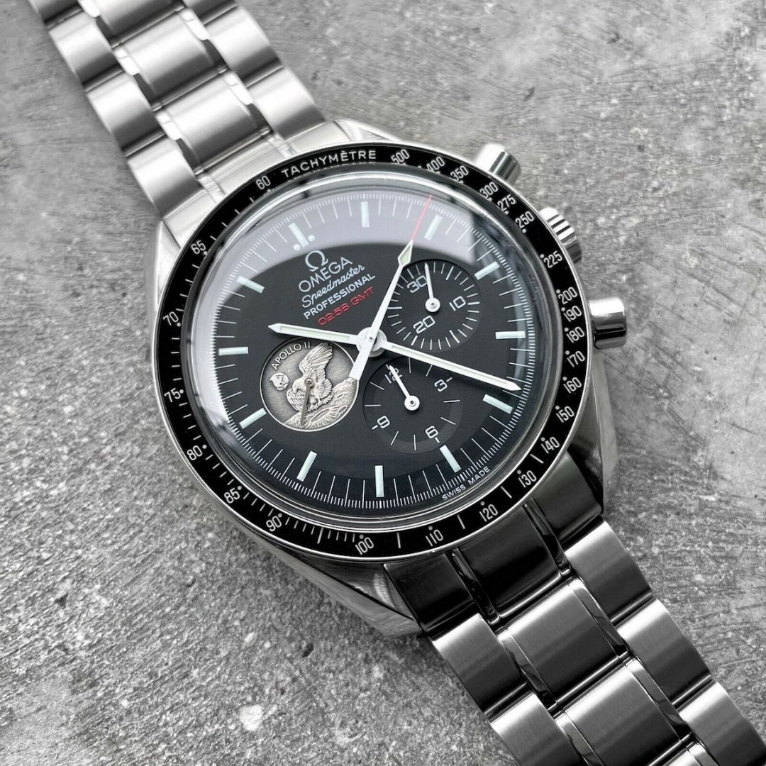 Omega Apollo 11 Speedmaster Stainless Steel 31130423001002 - Full Box and papers