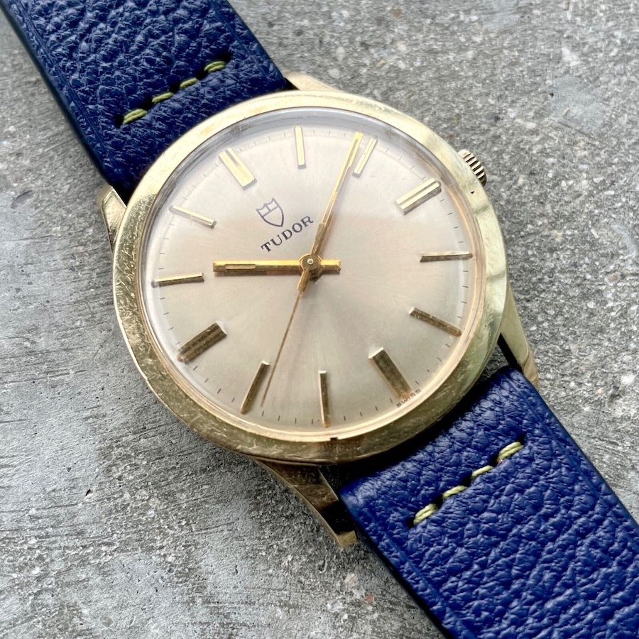 1975 Vintage Tudor Mens 7004 Solid 14k Yellow Gold Watch Automatic - Award Watch