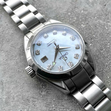 Load image into Gallery viewer, Ladies Omega Aqua Terra Stainless Steel 2563.75.00 Mother of Pearl Diamond Dial
