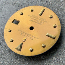 Load image into Gallery viewer, Vintage Original Rolex Dial 16808 - Tropical Gold Dial
