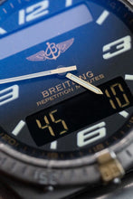 Load image into Gallery viewer, 40mm Breitling Aerospace F56062 Digital + Analog – New Old Stock Titanium! NOS
