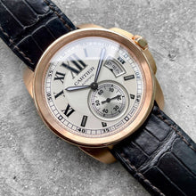 Load image into Gallery viewer, Cartier Calibre de Cartier 18k Rose Gold Mens 3300 - Box and Papers
