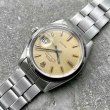 Load image into Gallery viewer, 1969 Rolex 34mm Airking 5700 Stainless Riveted - Tropical Sunburnt Orange Dial
