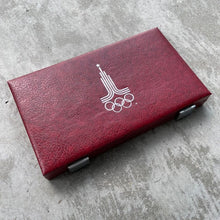 Load image into Gallery viewer, 1980 Platinum BU Set 5 piece Moscow Olympic with Box
