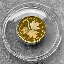 Load image into Gallery viewer, 2001 Canada $10 Maple Fine 1/4 oz - Hologram Mapleleaf
