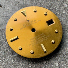 Load image into Gallery viewer, Vintage Original Rolex Dial 16808 - Tropical Gold Dial

