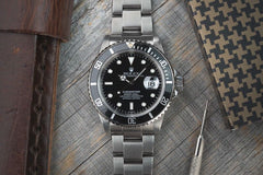 1998 Rolex 16610 Submariner Swiss Only Dial - Engraved Christopher Wreh Arsenal