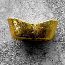 Load image into Gallery viewer, China Gold Poured 1/2 Tael Boat 18.78 Gram .999+ Pure Gold Bar
