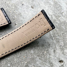 Load image into Gallery viewer, Original Rolex Leather Black band strap 20mm / 16mm 346771 DXS - Size XS
