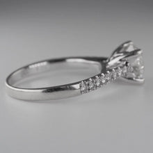 Load image into Gallery viewer, 1.52ct Natural Diamond Solitaire Engagement Ring 18k White Gold $31600 Appraisal

