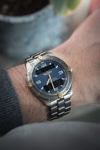 Load image into Gallery viewer, 40mm Breitling Aerospace F65062 Digital + Analog – Blue dial + Titanium

