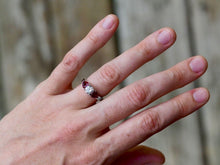 Load image into Gallery viewer, 18K White Gold 1ct Natural Diamond Ring 1.31ct Natural Rubies $21300 Appraisal
